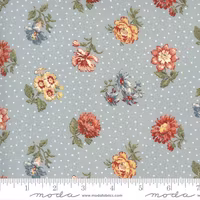 Jardin De Fleurs Ciel Blue-blå med hvite prikker