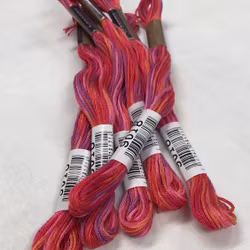 Farge 9018-Cosmo Seasons Variegated Embroidery Floss