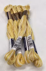 Farge 8031-Cosmo Seasons Variegated Embroidery Floss Yellows