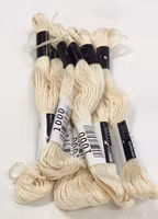 Farge 1000-Cosmo Cotton Embroidery Floss  Cream