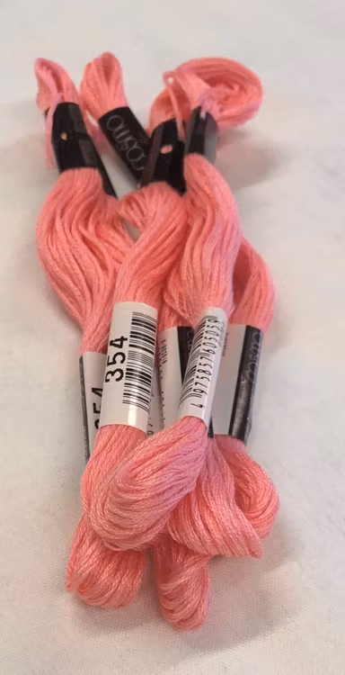 Farge 354- Cosmo Cotton Embroidery Floss 8m Skein Strawberry Ice