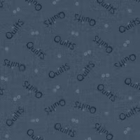 American Country 21-Blå med blå skrift