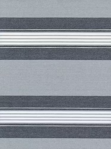 Toweling-Lakeside-Lys grå med hvite og grå striper