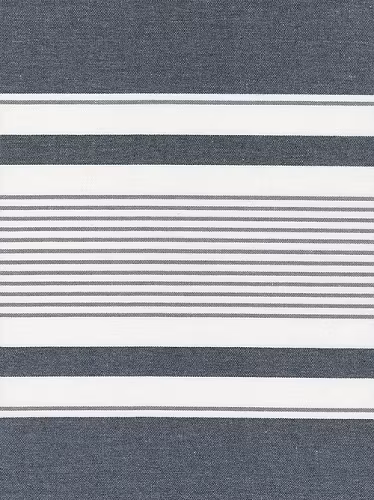 Toweling-Lakeside-mørk grå med hvite og grå striper