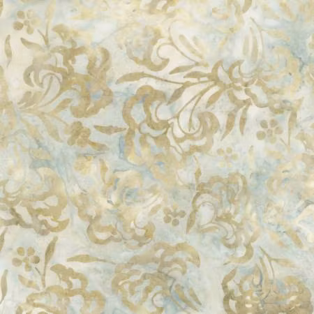 Morning Mist- Lily Pad Ivory Batik