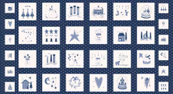 Crystal Lane Panel Winter Blue