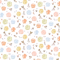 Sew Seeds of Love-hvit med skrift og motiv