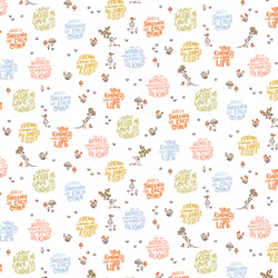 Sew Seeds of Love-hvit med skrift og motiv