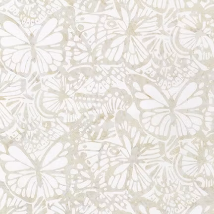 Artisan Batiks: Watercolor Blossoms-Butterfly Ivory