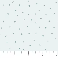 Festive Fauna-lys blå med trekanter