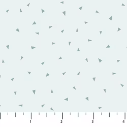 Festive Fauna-lys blå med trekanter