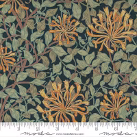 Best of Morris- blomst svart