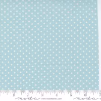 Cottage Linen Closet Sea Glass-hvite prikker