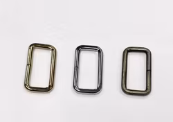 Veske Firkantringer Metal-2,5 cm (1 inch)