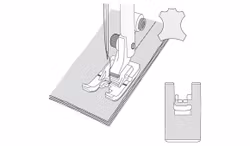 HV Glidefot Fot for plastikk og skinn