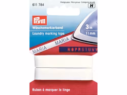 Prym Navnebånd til styking hvit 3mtr.