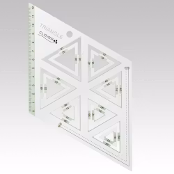 Quilting Piecing Template trekant