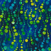 Bubbles Midnight Batik