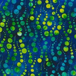 Bubbles Midnight Batik
