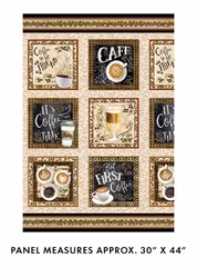 Coffe time panel, 55 cm