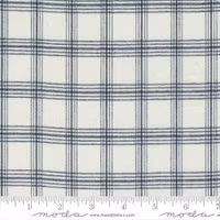 Vista Woven- hvit med blå ruter