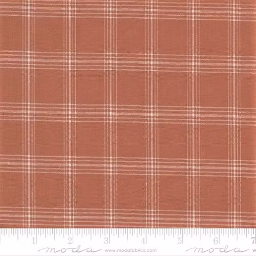 Vista Woven- rød med hvite rutenett