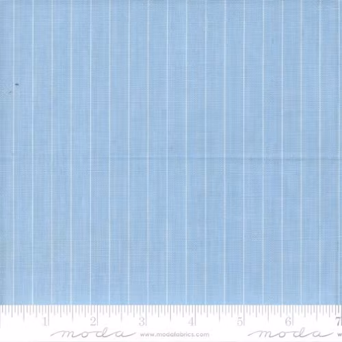 Vista Woven- lys blå med tynne hvite striper