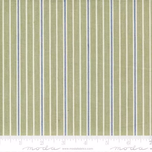 Vista Woven- grønn/blå  stripet