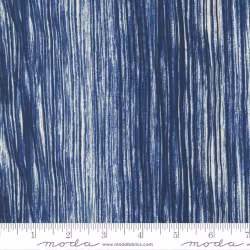 Collage-blå stripet