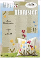 Mark-blomster - løper og puter