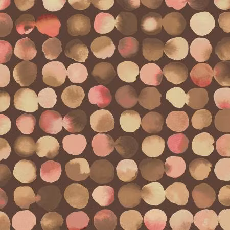 Watercolor Dots-rød