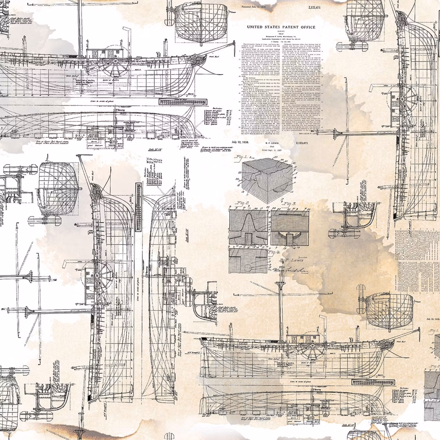 All Hands on Deck-Maritim beige