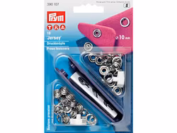 Prym Trykknapper Jersey 10mm 10 stk – Sølv