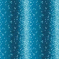 Zooming Chickens-Turkis ombre prikket