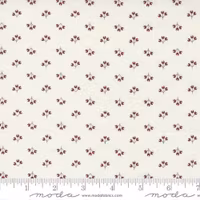 I belive in Angels- krem med røde små blomster