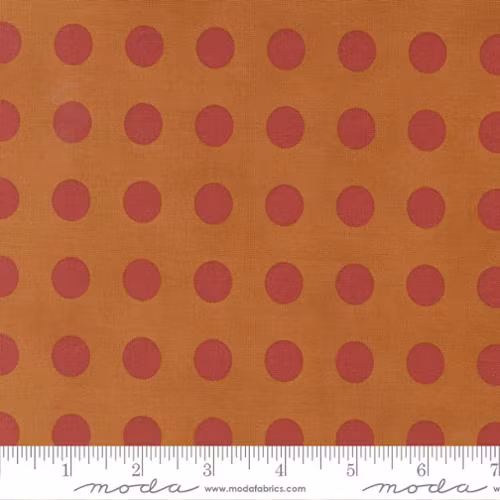 Sunrise Side Amber-rød med prikker