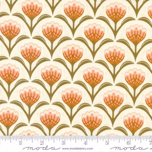 Quaint Cottage Cloud- hvit blomstret