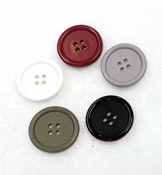 Plastikk Knapp – Rund 20mm