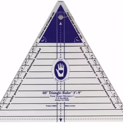 60* Triangle linjal 9 "