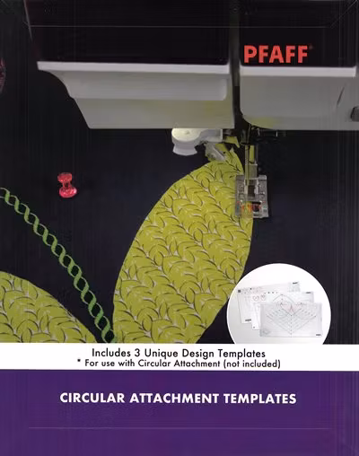 Pfaff CIRCULAR ATTACHMENT TEMPLATES J L