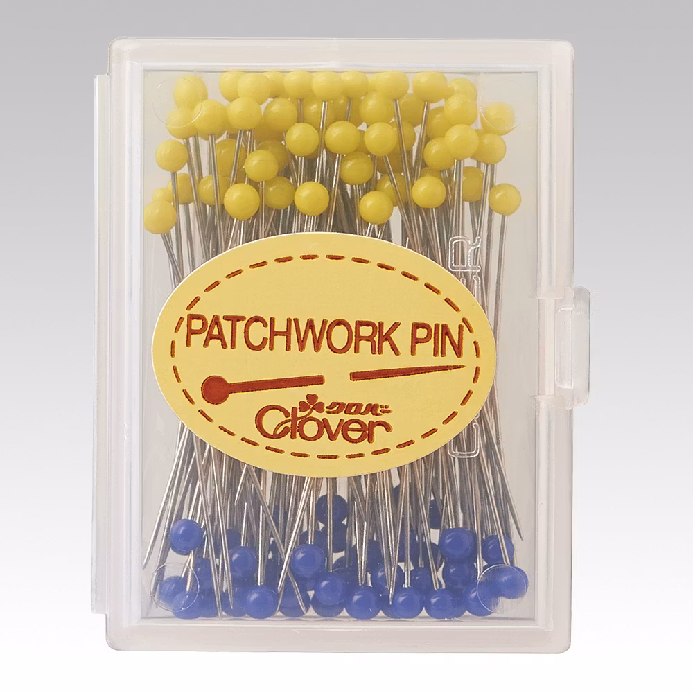 Clover-Patchwork Glasshead Pin Size 23