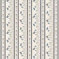 Butterflies and Bloom- Border striper med sommerfugler