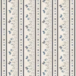 Butterflies and Bloom- Border striper med sommerfugler