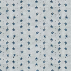 Butterflies and Bloom-blå med blå blomsterranker