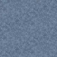 Butterflies and Bloom-mellom blå med blå blomster