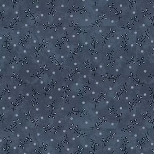 Butterflies and Bloom-mørk blå med små greiner