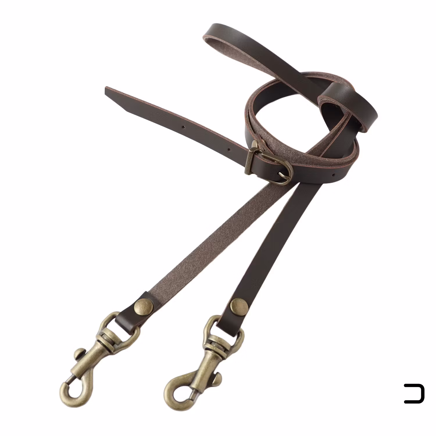 Syntetisk lær skulder reim til veske - 120 cm brun