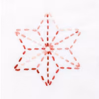 Sashiko Thread 100m - 6 multi farger