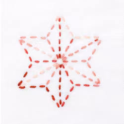 Sashiko Thread 100m - 6 multi farger