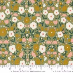 Imaginary Flowers - grønn med blomster